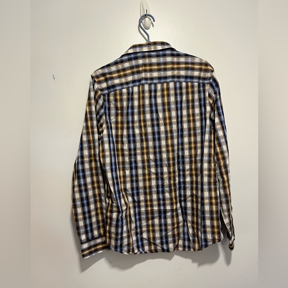 Perry Ellis SlimFit 100% Cotton Shirt Size Large - Picture 2 of 6